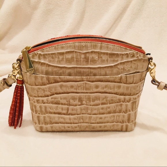 Brahmin Mini Duxbury Tassel Crossbody Bag - Picture 2 of 8